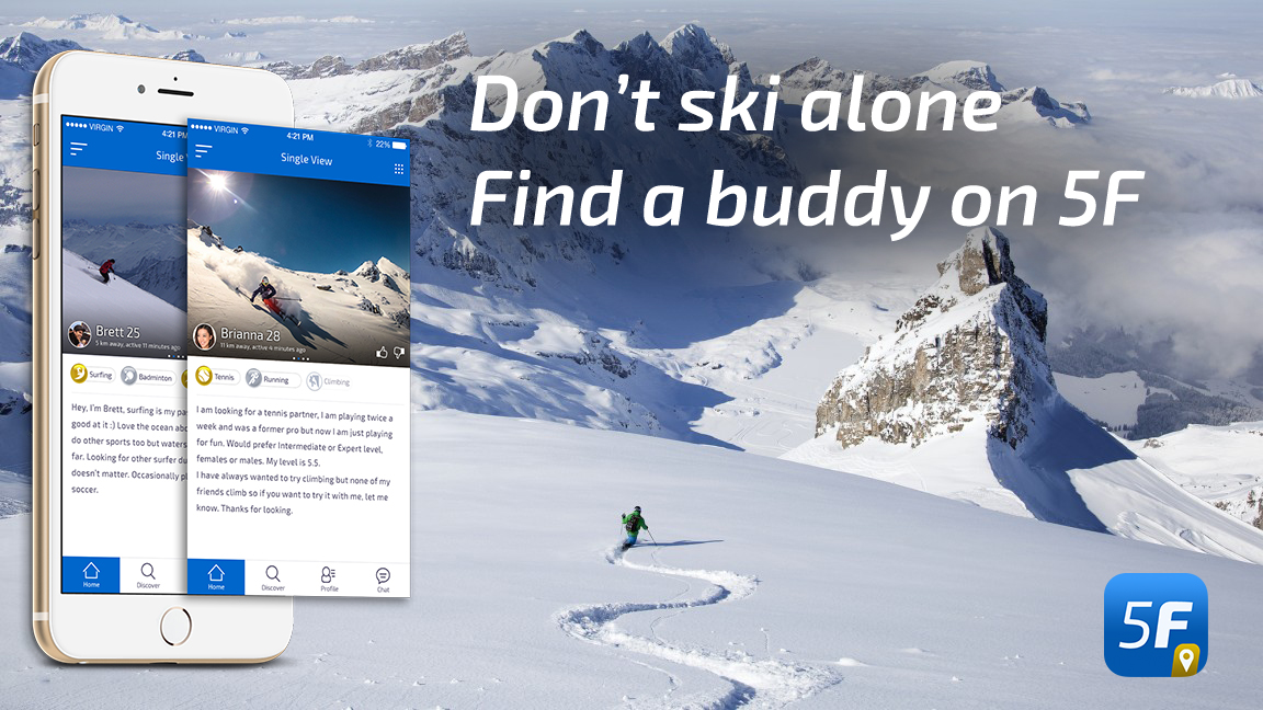 App to find ski buddies